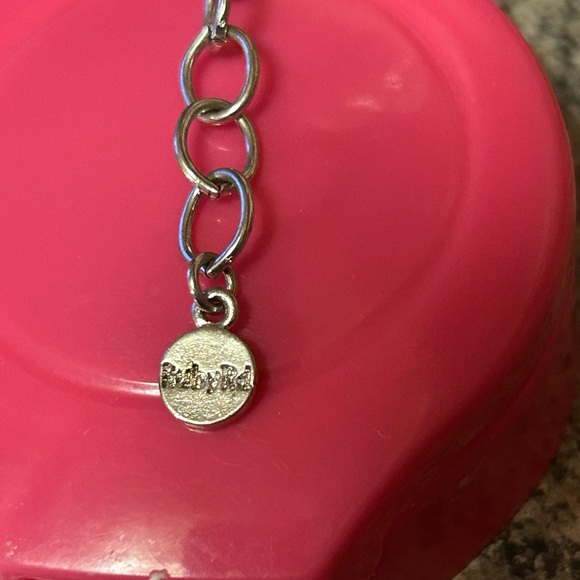 NWT Ruby Rd. Hammered Silver Tone and Black Circular Frontal Statement Necklace. - Picture 7 of 7